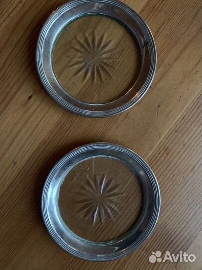 Старинные розеточки блюдца подставки модерн WMF