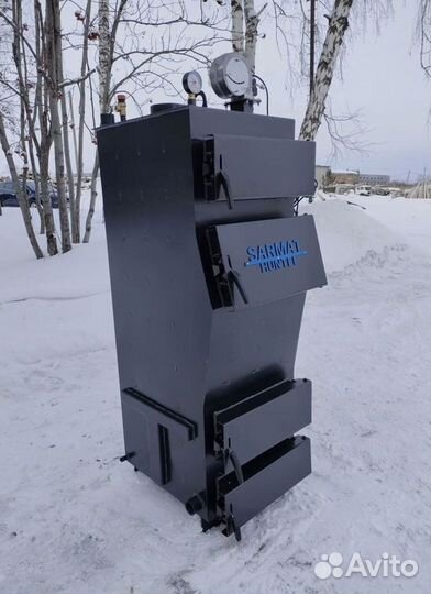 Твердотопливный котел длительного горения