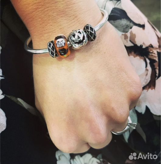 Бусина шарм Trollbeads helloween
