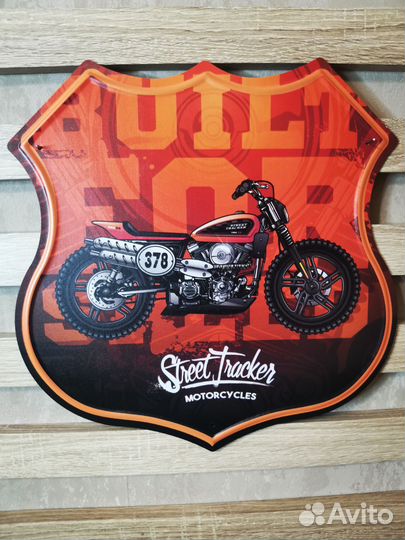 Декор на стену Street tracker мото