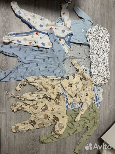 Детские вещи пакетом 56-74