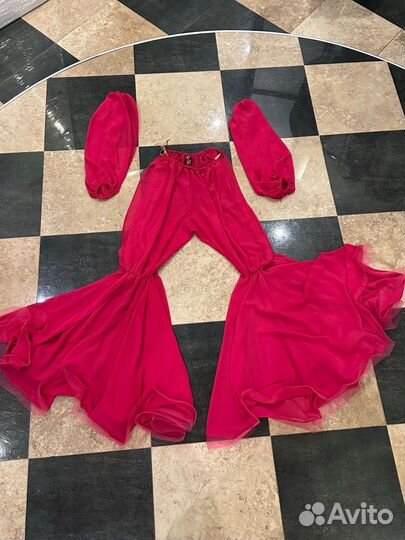 Костюм для восточных танцев, штаны шаровары,рукава