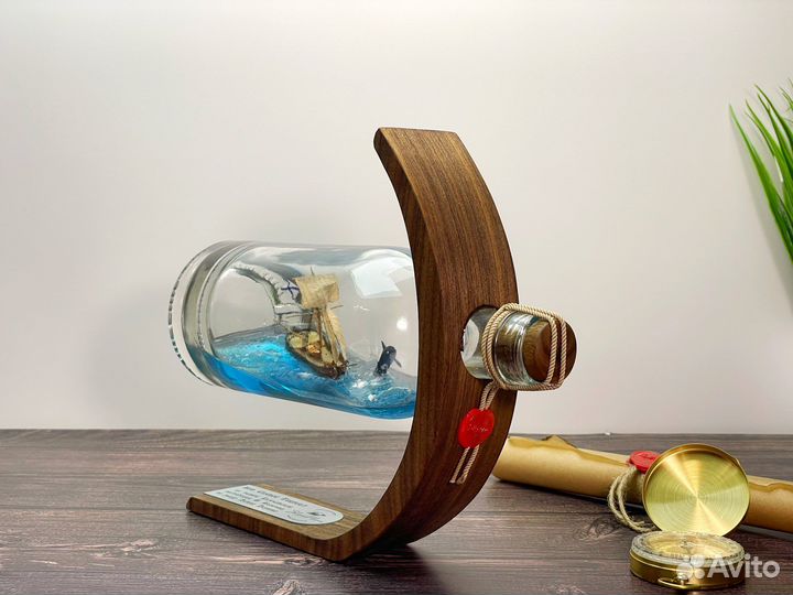 Корабль в бутылке бот «Святой Гавриил»