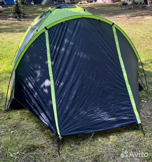 Палатка двухместная с тамбуром (новая)