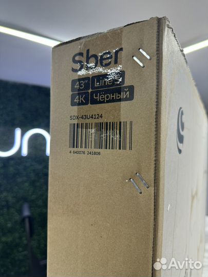 Телевизор Sber SDX-43U4124, 43