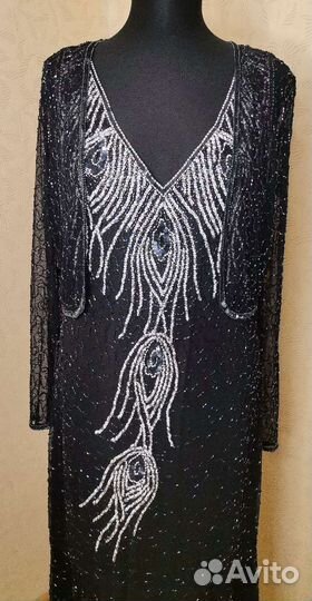 Вечернее платье ручной работы 50-52 размера