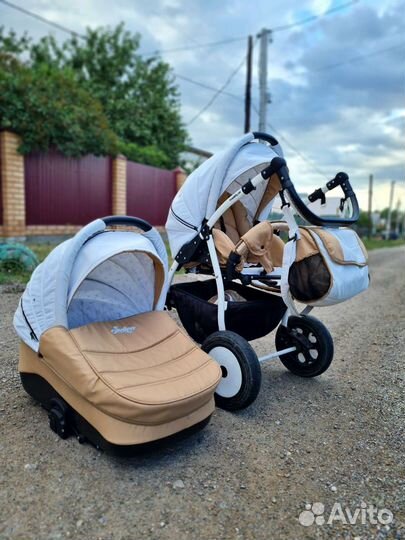 Коляска 2 в 1 slaro indigo