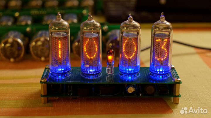 Часы nixie clock на ин-14