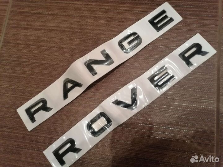 Буквы range rover