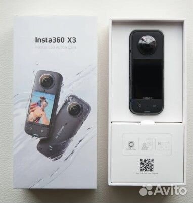 Экшн камера insta360 X3 (новая)
