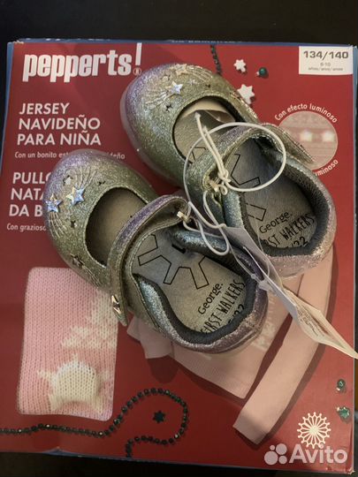 Туфли 22 и свитер 134/140