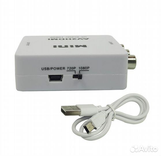 Переходник AV на hdmi