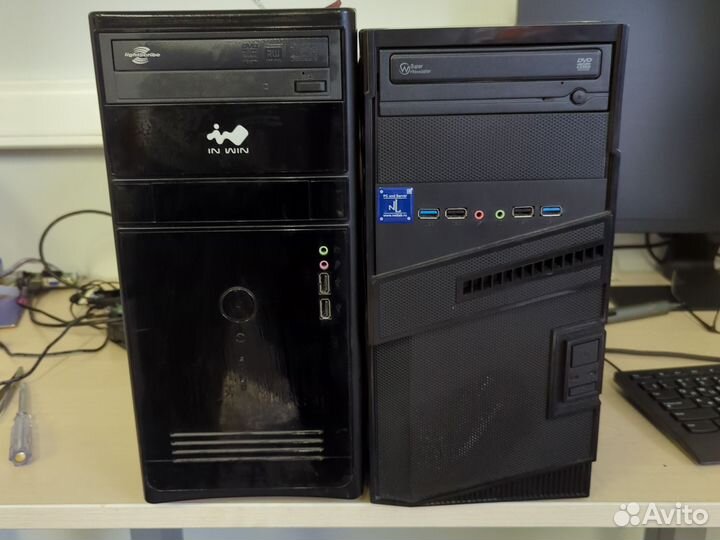 Продается корпус mATX с бп exegate 450w