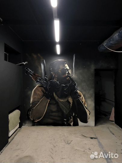 Граффити оформление. Роспись стен