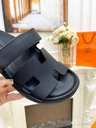 Шлепки Hermes chypre