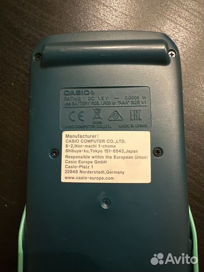 Калькулятор casio fx92+