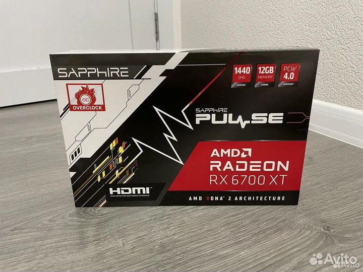Видеокарта rx6700xt 12gb