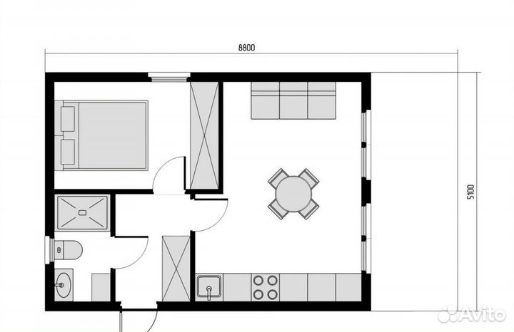 Бытовка- Дачный домик