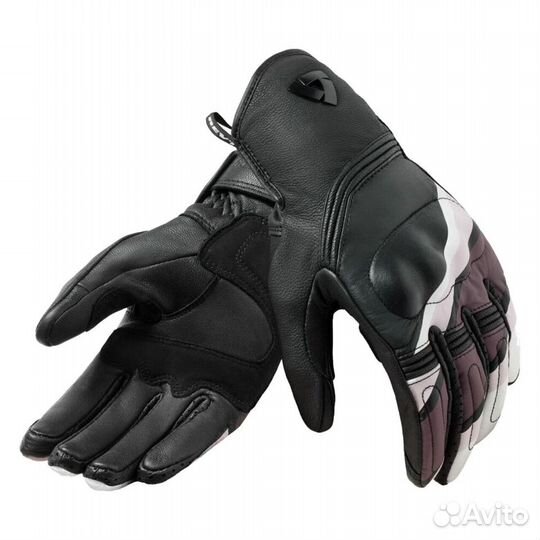 Motorradhandschuhe Rev'It Redhill Damen Schwarz-Pink Rot, Schwarz, Rosa