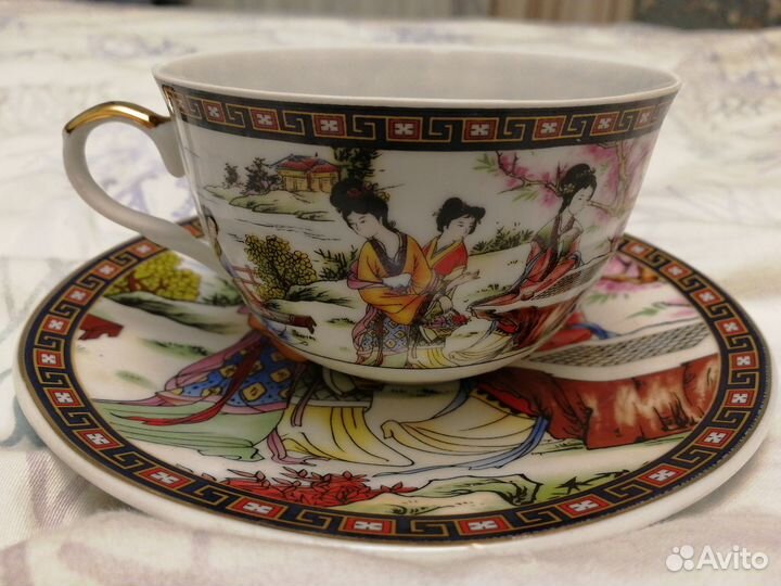 Две чайные пары фарфор chaozhou