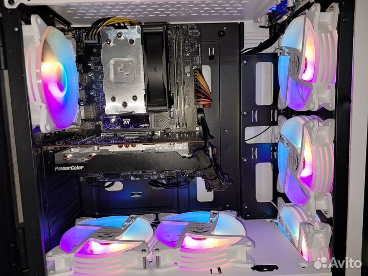 Игровой Пк. intel i3-12100f. Rx 6600. m2-512gb