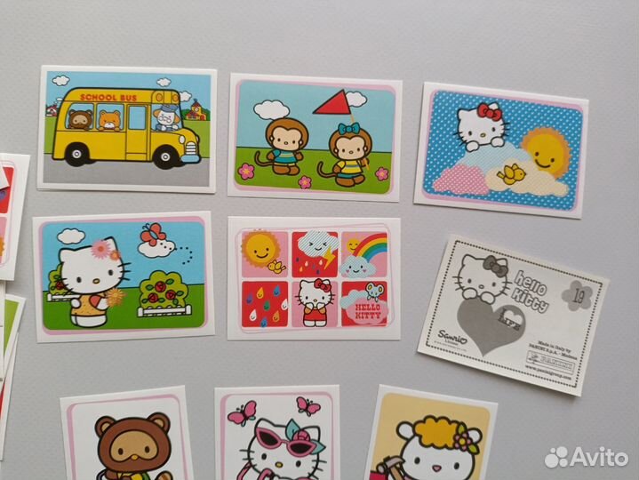 Наклейки Hello Kitty Panini 2012 Я люблю жизнь