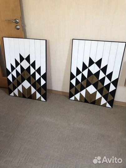 Декоративное панно на стену из дерева