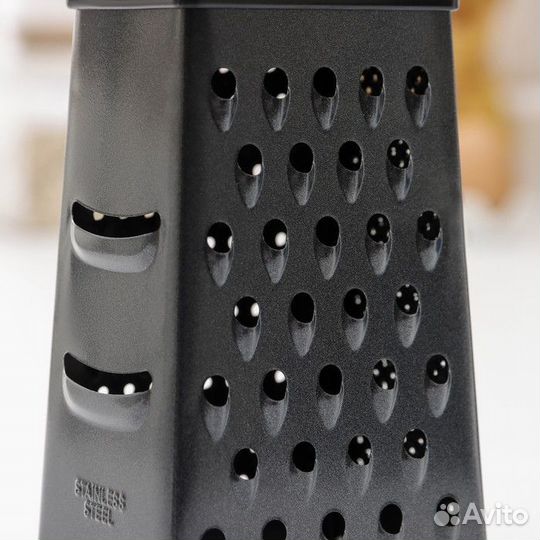 Тёрка четырёхгранная Доляна «Тёмная ночь», 17 см