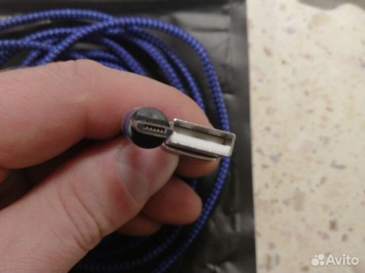 Магнитный кабель type c или micro usb