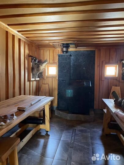 Баня в лесу