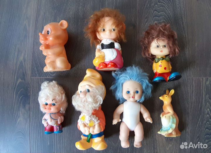 Резиновые игрушки СССР