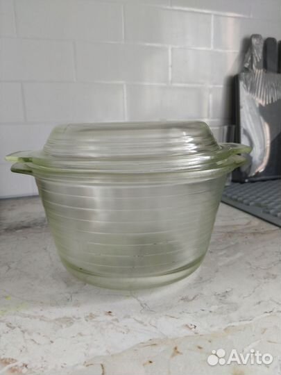 Кастрюля стеклянная