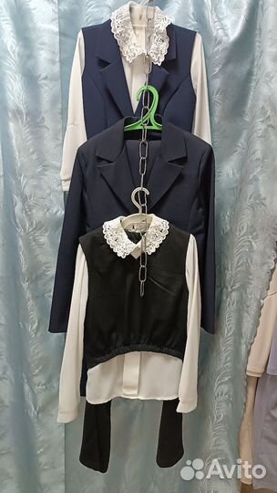 Костюмы 3а-6шт, костюм 2а-9шт, блузки 8шт