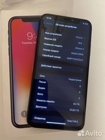 iPhone X, 64 ГБ