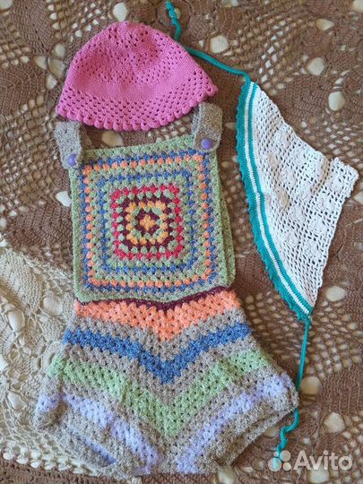 Вязаные вещи на девочку 2-3 года