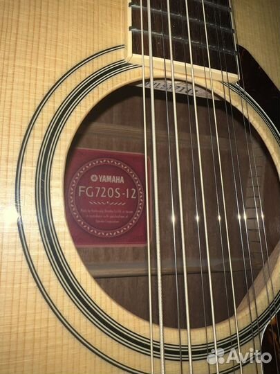 Гитара 12 струн (yamaha FG720s-12)
