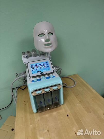 Аппарат гидропилинга H2O2 (7в1) 2 поколения мятный цвет в наличии