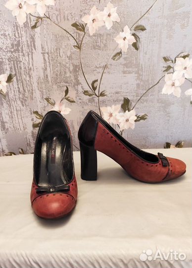 Туфли женские кожаные 37