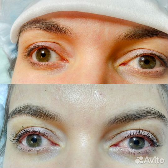 Ламинирование ресниц и бровей / мехенди