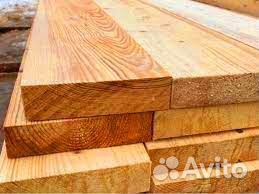 Обрезная доска лиственница 25х100х6000мм