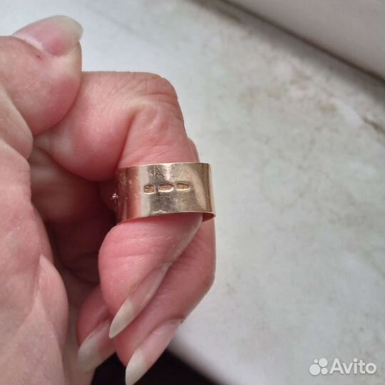 Кольцо золото коллекционное 583* СССР