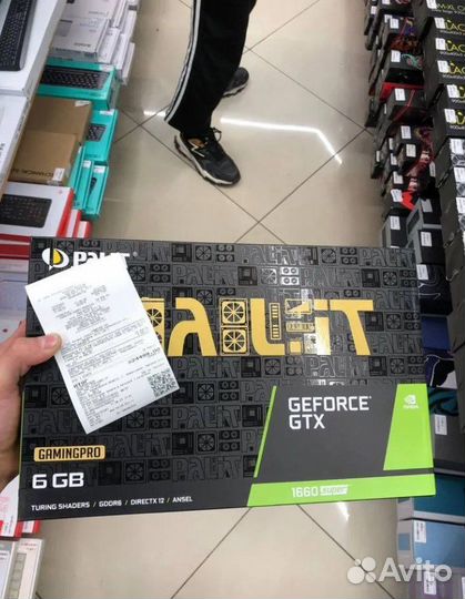 Видеокарта Palit GeForce GTX 1660 super OC