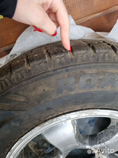 Колесо с диском на Toyota Prado 120
