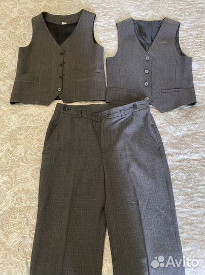Брюки и жилет на мальчика р32,40,44,и на р152-158