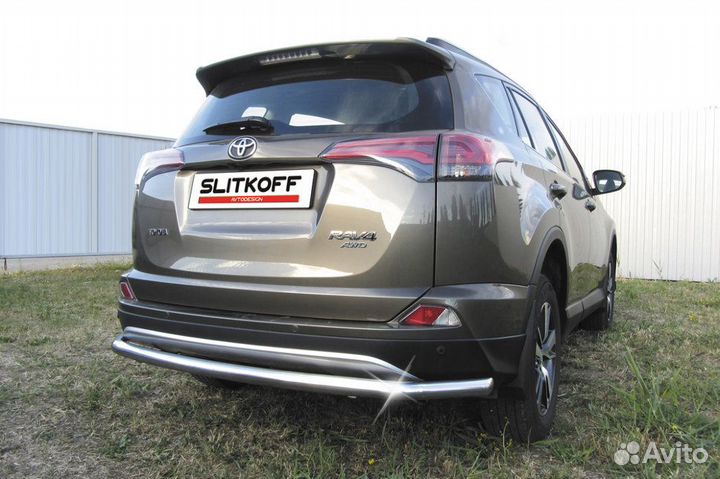Защита заднего бампера d57 Toyota RAV-4 TR415-008