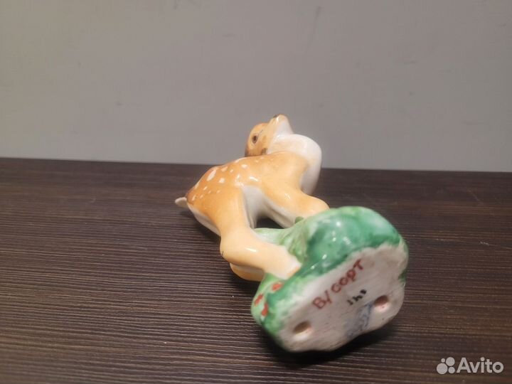 Фарфоровая статуэтка оленёнок Бэмби лфз