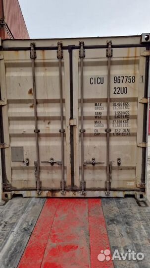 Морской контейнер 20 футовый б/у Опен Топ