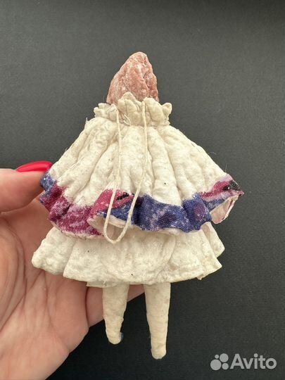 Ватная елочная игрушка