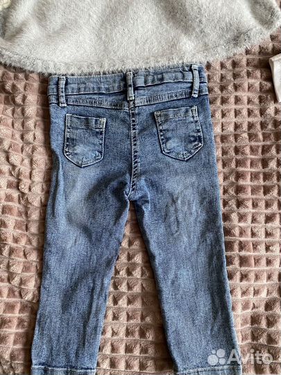 Костюм джинсы, кофта и лонг