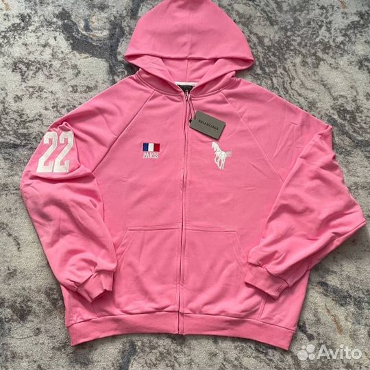 Зип Худи Balenciaga X Polo Оверсайз крой